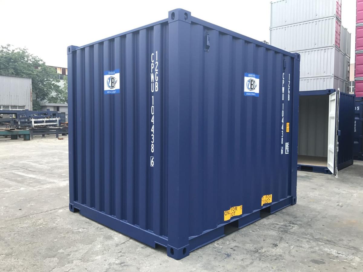 10ft container side blue