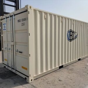20ft shipping container side view