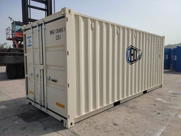 20ft shipping container side view