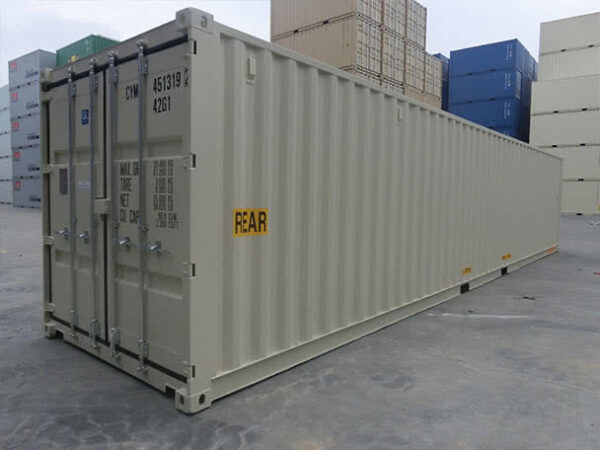 40ft-double-door-shipping-container-beige-Rear-right