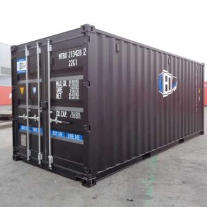 20ft shipping container brown
