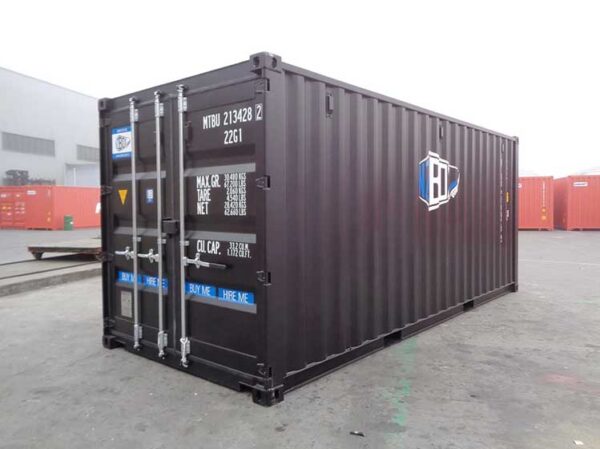 20ft shipping container brown