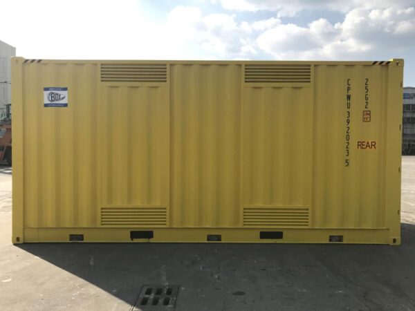 20ft high cube dangerous goods shipping container side wall