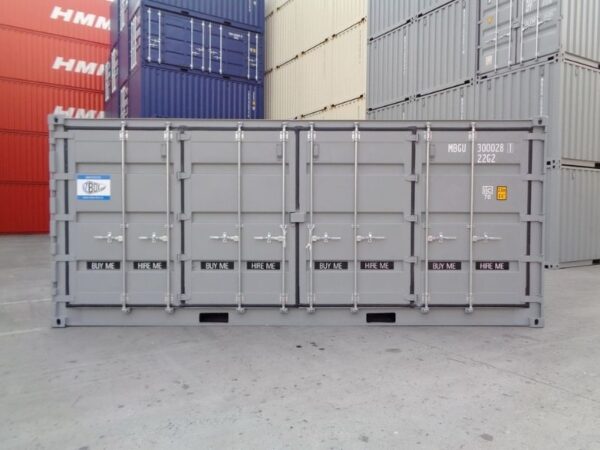 20ft open side high cube shipping container closed