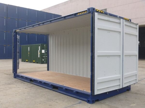 20ft open side high cube shipping container all doors