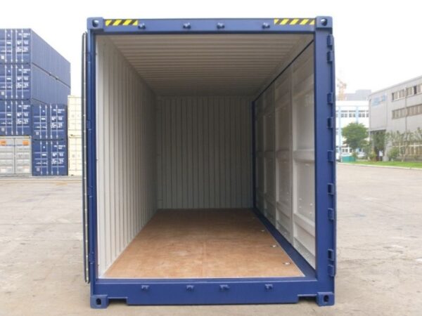 20ft open side high cube shipping container front doors