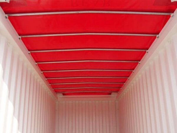 20ft open top shipping container inside