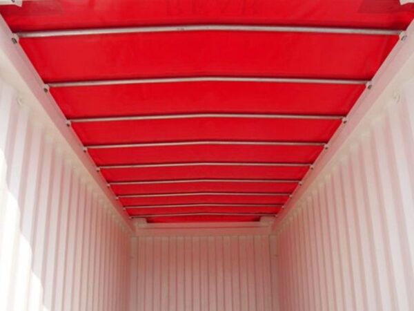 20ft open top shipping container inside