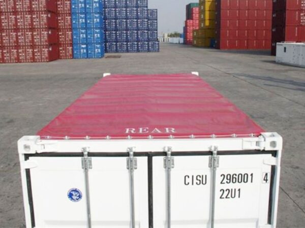 20ft open top shipping container roof