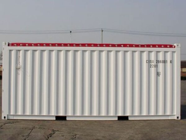 20ft open top shipping container side