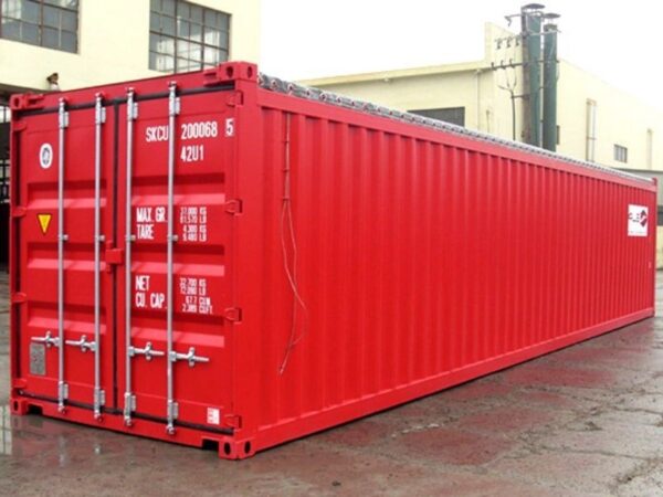 40ft open top shipping container