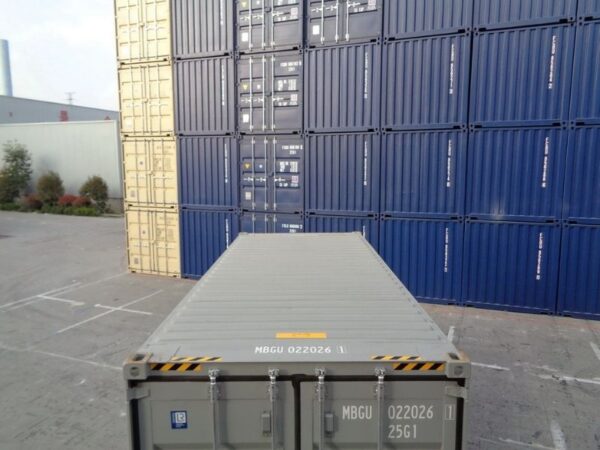 Double door container 20ft high cube roof