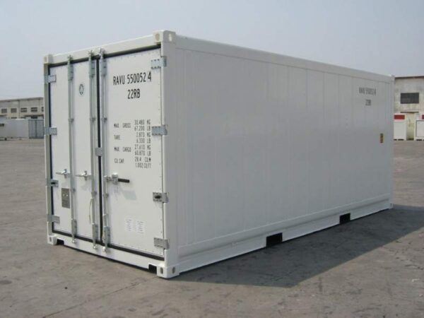 20ft reefer container from the side