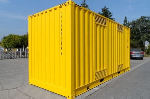 A dangerous goods container from NZBOX