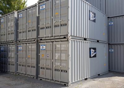A stack of 20ft containers from NZBOX