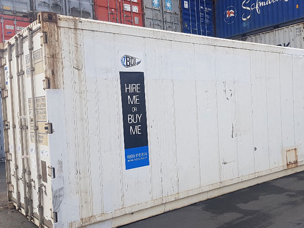 20ft reefer container side