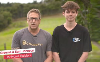 From Container to Tiny Home; A Father and Son’s Inspirational Journey