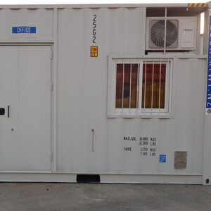 20ft shipping container with heatpump
