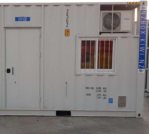 20ft shipping container with heatpump