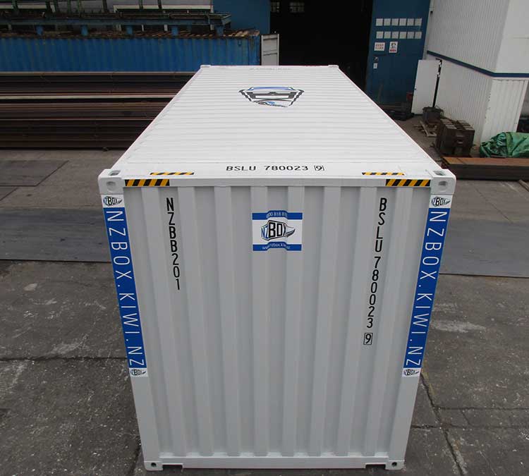 20ft cube high shipping container aerial