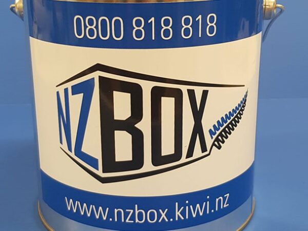 Shipping container paint can
