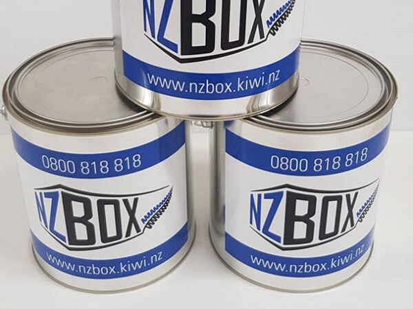 3 cans of internal shipping container paint