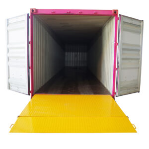 Open Shipping Container