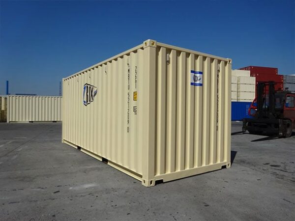 20ft beige shipping container
