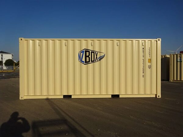 20ft shipping container side view