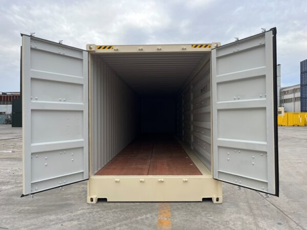 40ft High Cube Open Side - Beige New One Way Trip - AUCKLAND - Image 5