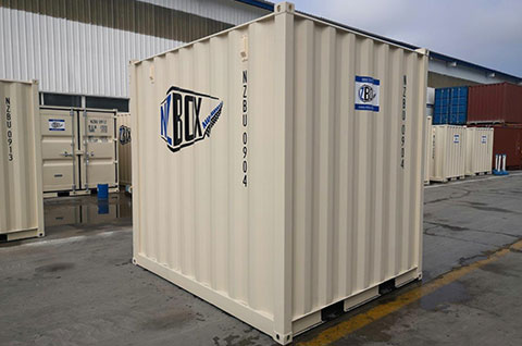 9ft beige shipping container