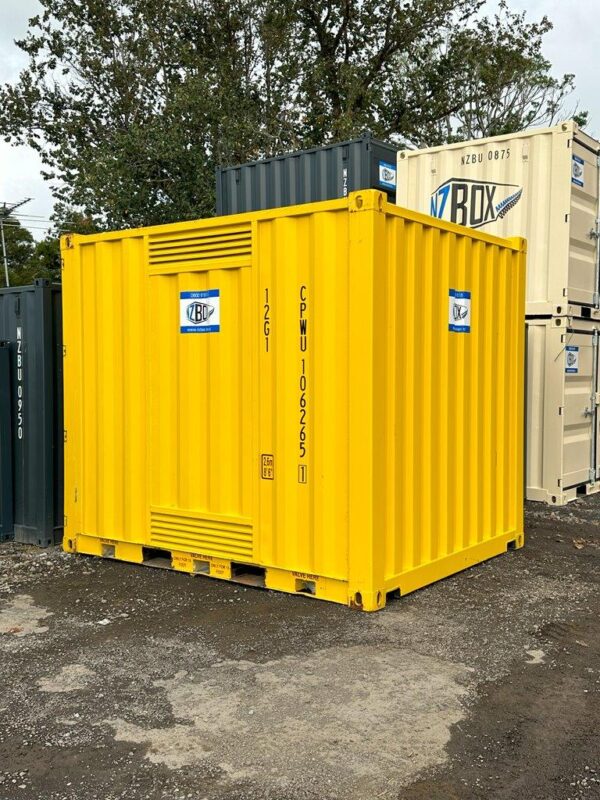 8ft dangerous goods shipping container front view
