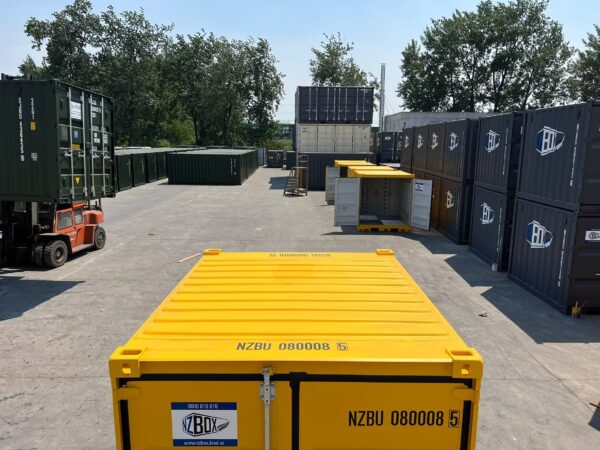 9ft Dangerous Goods Shipping Container Yellow Roof