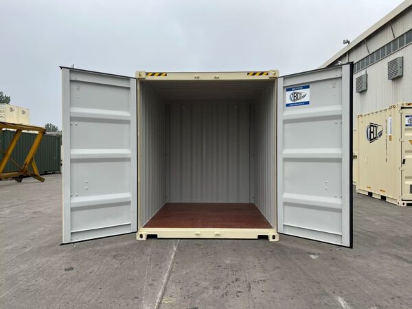 10HC Beige 1015 HiSpec 8 Vent EOD Bamboo Floor Lockbox Door Open