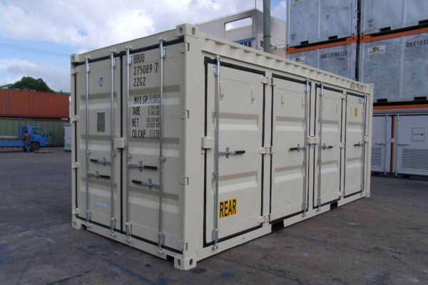 20ft Open Side - 4 Man Door - Image 4