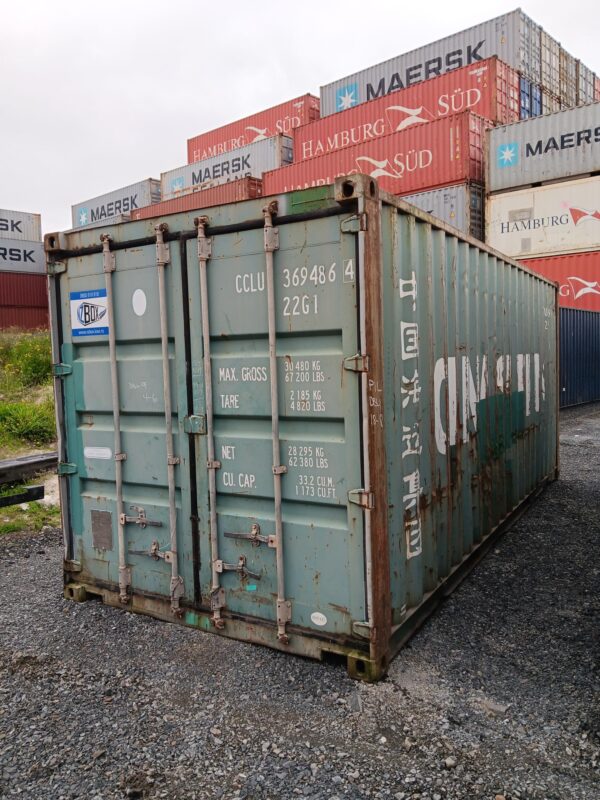 20ft Shipping Container - Hamilton "B Grade"