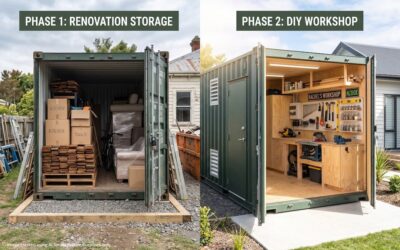 From Renovation Storage to Permanent Workshop: How to Repurpose Your Container